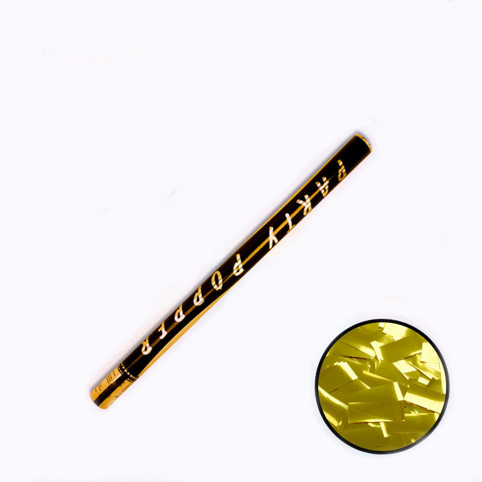 Gold Metallic Foil Confetti Cannon